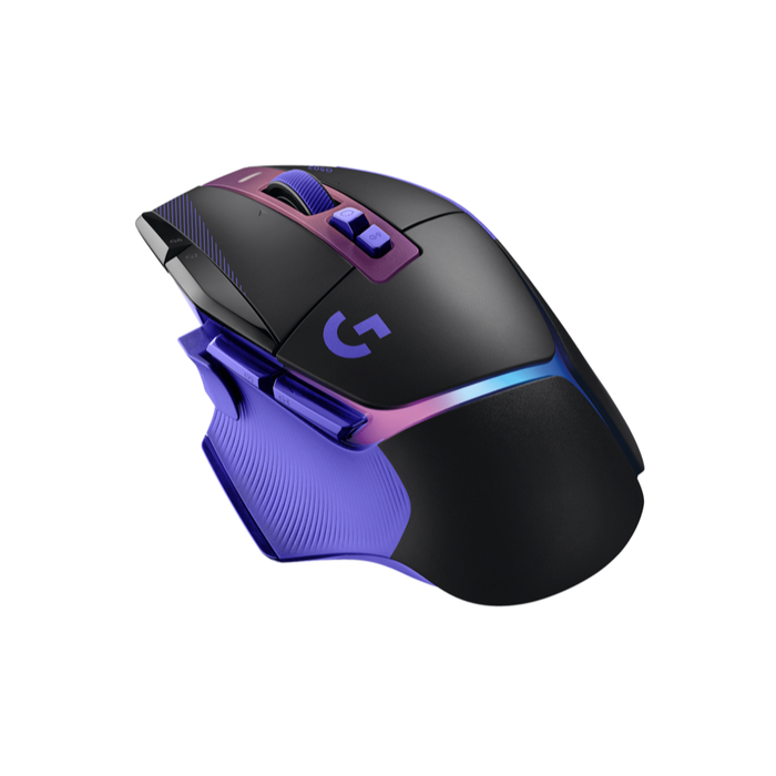 Mouse Gamer Inalámbrico Logitech G502 X Plus Negro y Morado