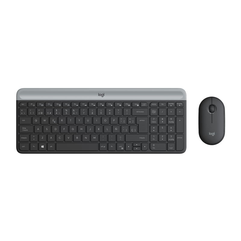Combo Teclado y Mouse Inalámbrico Logitech MK470 Grafito