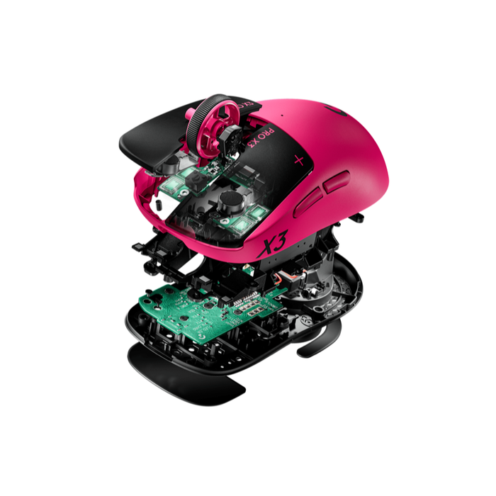 Mouse Gamer Inalámbrico Logitech G PRO X3 Superstrike Magenta