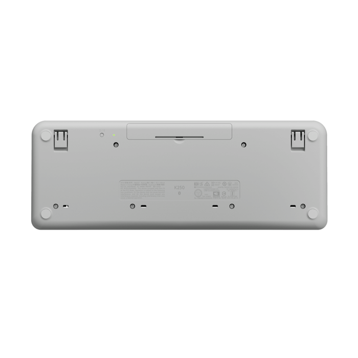 Teclado Bluetooth Logitech K250 Blanco Crudo