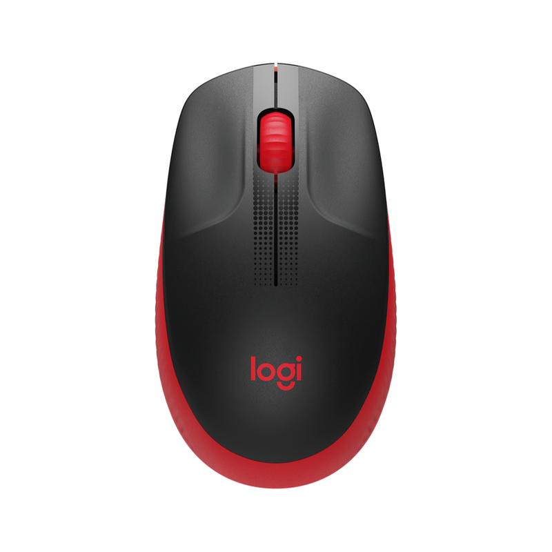 Mouse Inalámbrico Logitech M190 Rojo