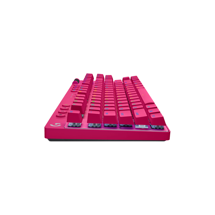 Teclado Gamer Inalámbrico Logitech G PRO X TKL Lightspeed Magenta