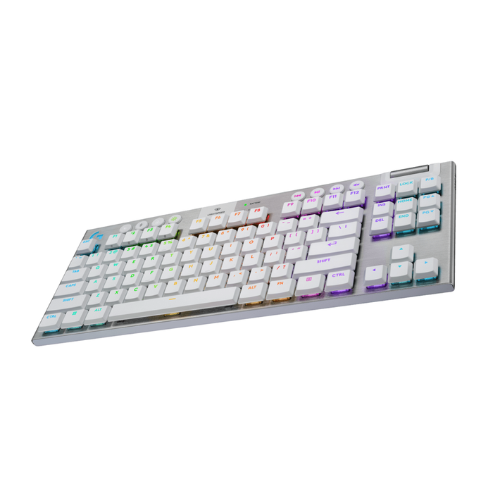 Teclado Gamer Inalámbrico Logitech G915 X TKL Lightspeed Blanco