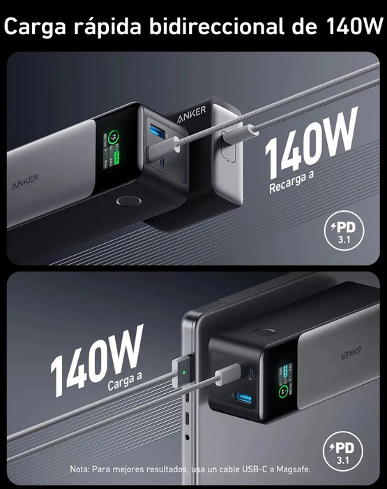 Power Bank Anker 737 PowerCore 24K Negro