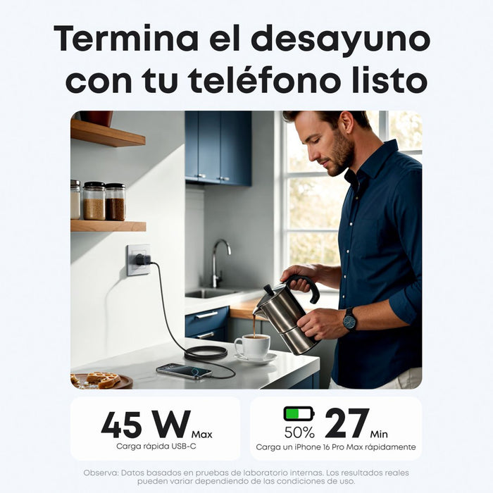Cargador USB C 45W 511 Nano Pro Anker