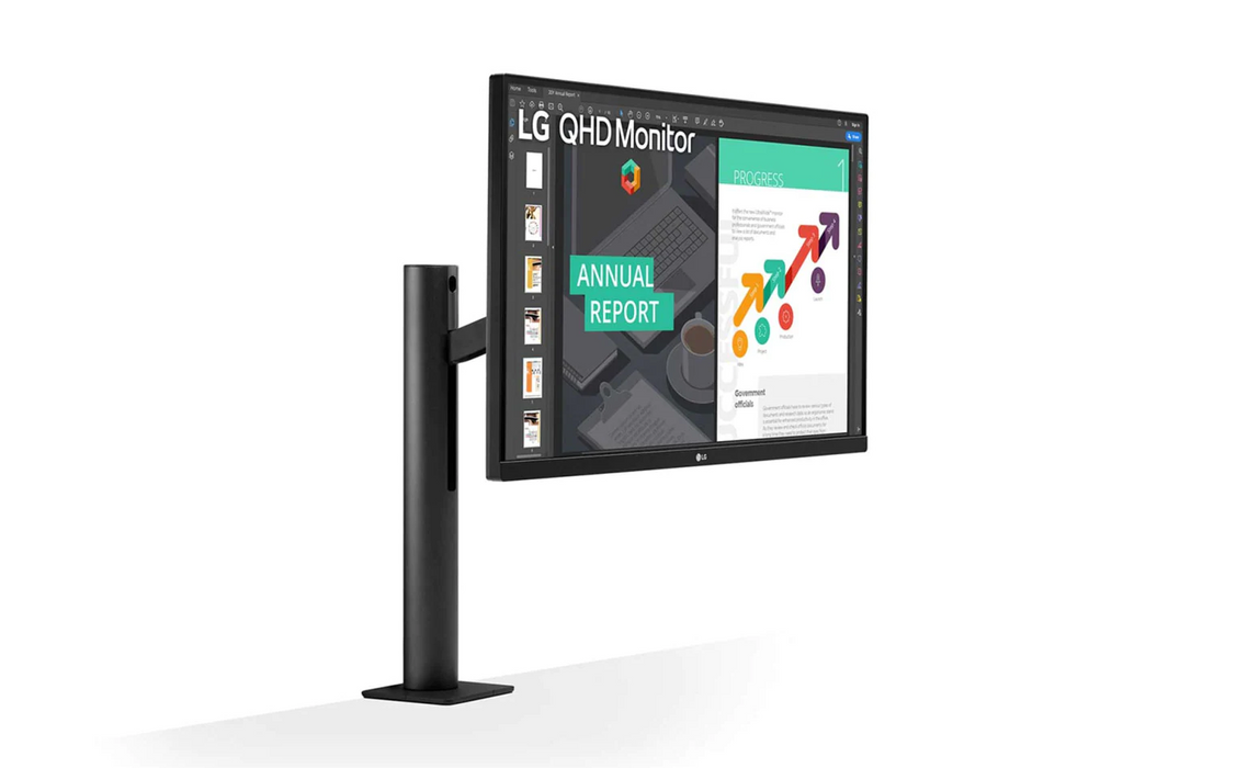 Monitor LG QHD Ergo IPS de 27" USB-C - ibeamcl
