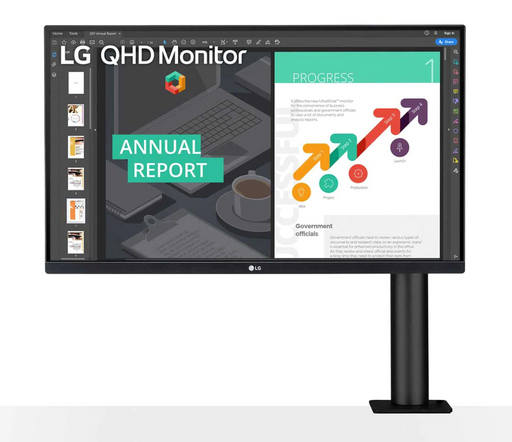 Monitor LG QHD Ergo IPS de 27" USB-C - ibeamcl