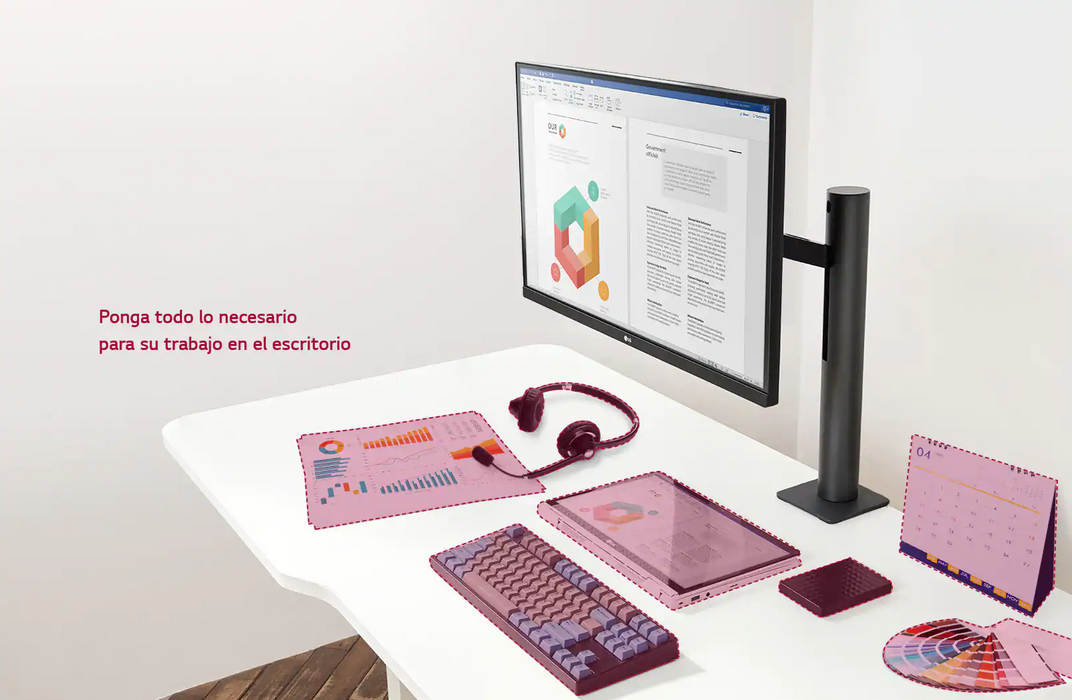 Monitor LG QHD Ergo IPS de 27" USB-C - ibeamcl