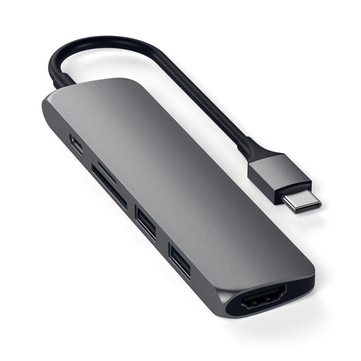 SLIM ALUMINUM TYPE-C MULTI-PORT ADAPTER V2 - ibeamcl